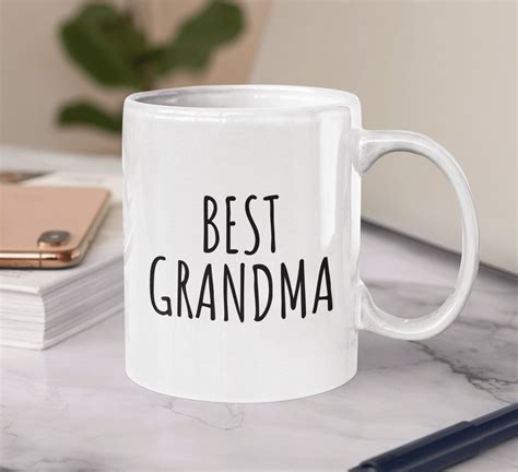 Best Grandma Mug Grandma Coffee Cup Grandmother Coffee Mug Etsy