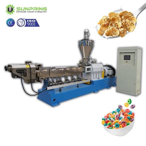 Automatic Corn Wheat Flakes Cornflakes Breakfast Cereals Feed Making