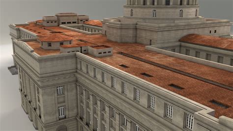 3d Model Capitol Havana Cuba 3d Model Vr Ar Low Poly Cgtrader