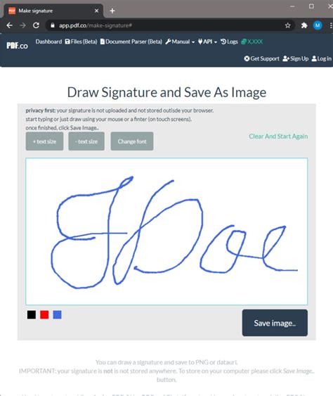 How To Write A Signature Online Writing Signatures Online Pdf Co