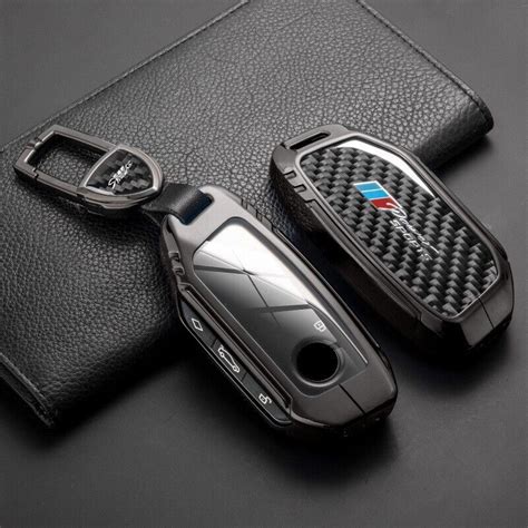 Zinc Alloy Car Remote Key Fob Cover Case For BMW Ix X7 I7 XM 2023 Black