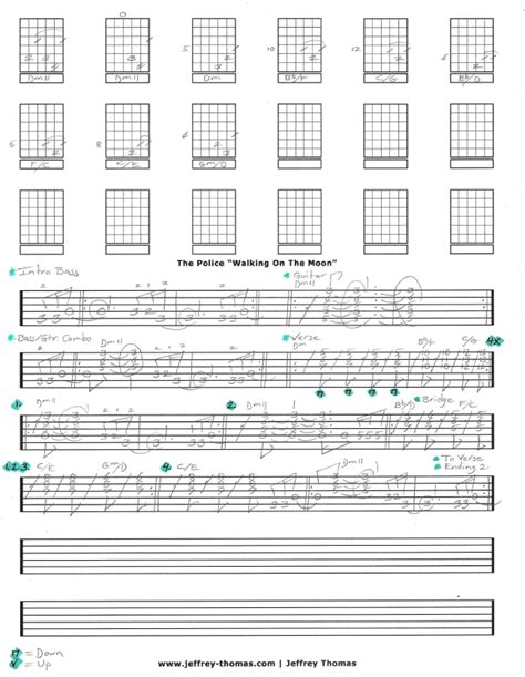 Walking On The Moon Guitar Chords