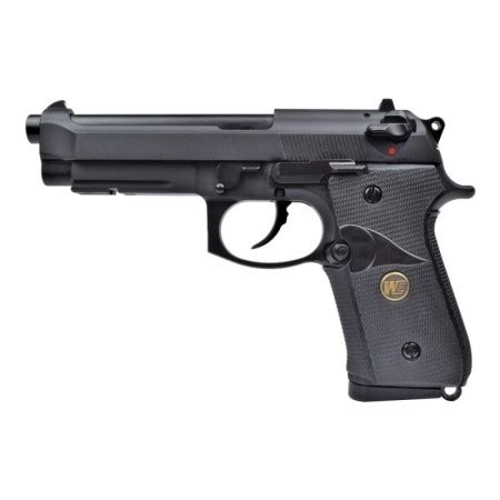 PISTOLA SOFTAIR CO2 FULL METAL BLOW BACK SCARRELLANTE M9 M92 M9A1 NERA