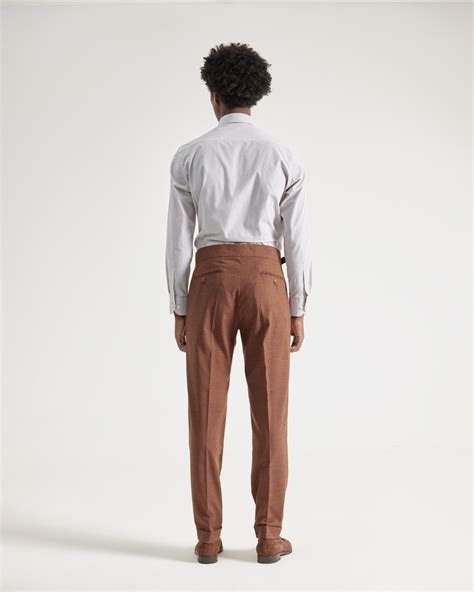 Pantalón De Vestir De Hombre Slim Tabaco · Puroego · El Corte Inglés