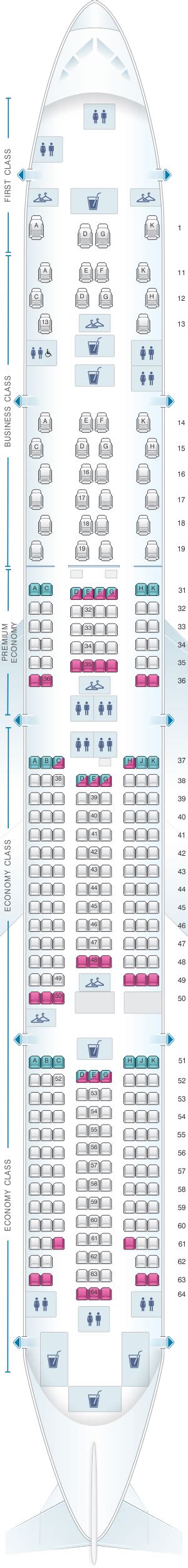 Seat Map China Southern Airlines Boeing B Er Seatmaestro