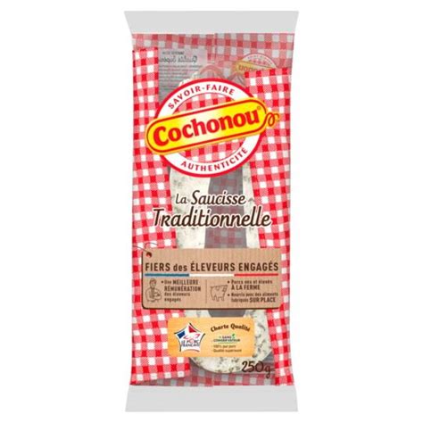 Saucisson Sec Cochonou Le Sachet De G Prix Carrefour