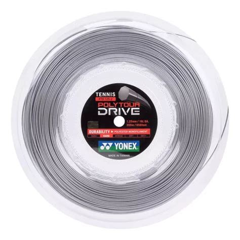 Corda Yonex Poly Tour Drive L Mm Rolo Metros Mercadolivre