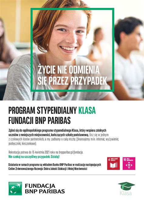 Trwa Rekrutacja Do 19 Edycji Programu Stypendialnego Klasa