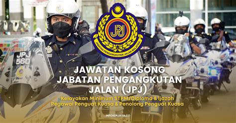 Jawatan Kosong Jabatan Pengangkutan Jalan JPJ Jawatan Kosong Terkini