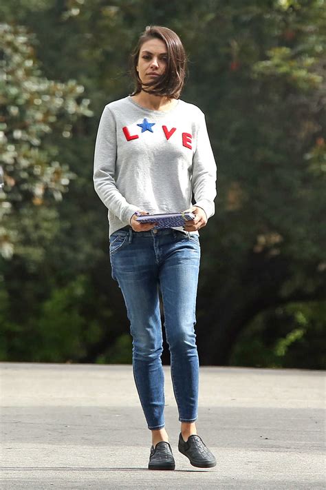 Mila Kunis Was Seen in a Love Sweatshirt Out in LA 11/10/2017-4 ...