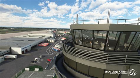 EBLG Liège Airport Microsoft Flight Simulator Orbx