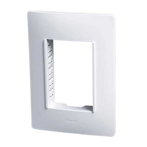 Placa De M Dulos Color Blanco Con Chasis Blanco Simon Simon