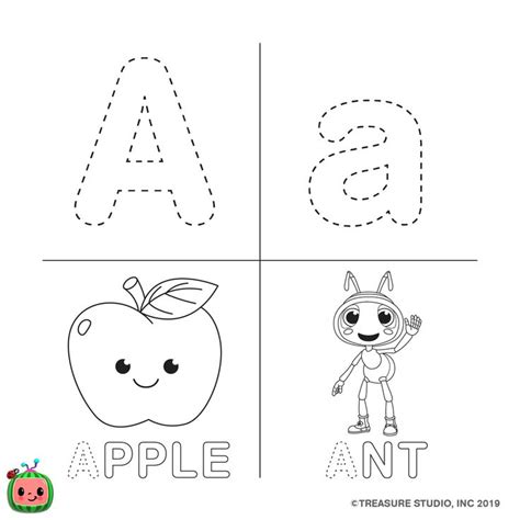 ABC Coloring Pages — cocomelon.com | Abc coloring pages, Abc coloring ...