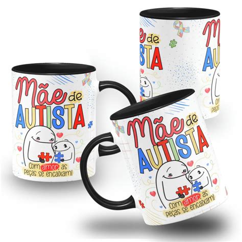 Arte Digital Caneca Mãe Amor as Peças se Encaixam Flork