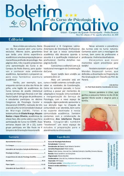 Boletim Informativo Agosto Setembro By Boletim Informativo Issuu