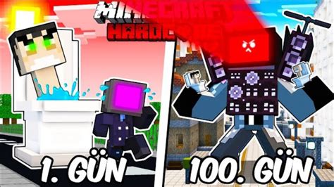 Hardcore minecrafta TV man olarak gün geçirmemin hikayesi keşfet minecraft rüyaperest