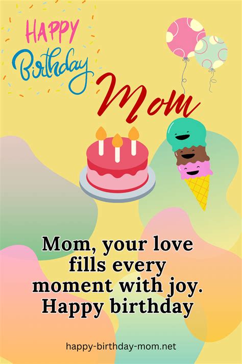 50 Short and Sweet Birthday Wishes for Mom - Happy Birthday Mom