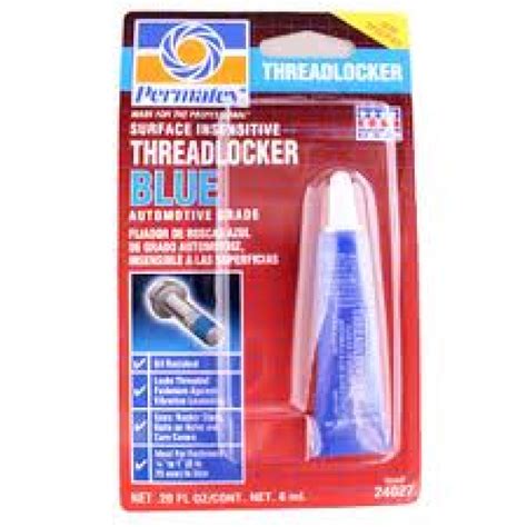 Permatex Medium Strength Threadlocker Blue Ml Tube