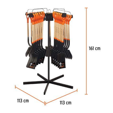 Ficha Tecnica Rack Para Palas Con Mango Y Giratorio Para Pz Truper