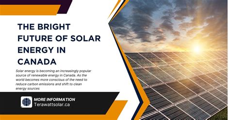 The Bright Future Of Solar Energy In Canada Solar Company Ontario Canada