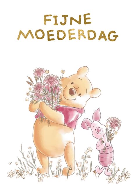 Moederdag Kaart Winnie The Pooh Fijne Moederdag Hallmark