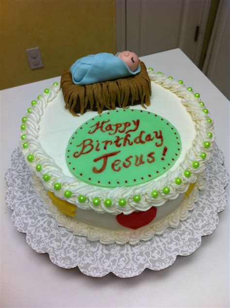 Gingerly Created Confections: Happy Birthday Jesus Cake