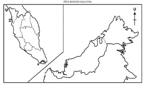 Pencinta Geografi Peta Kosong Malaysia