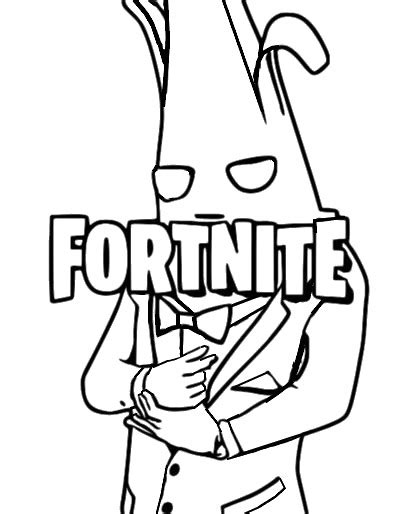 Coloring Page Fortnite Chapter 2 Season 2 Spy Banana 3