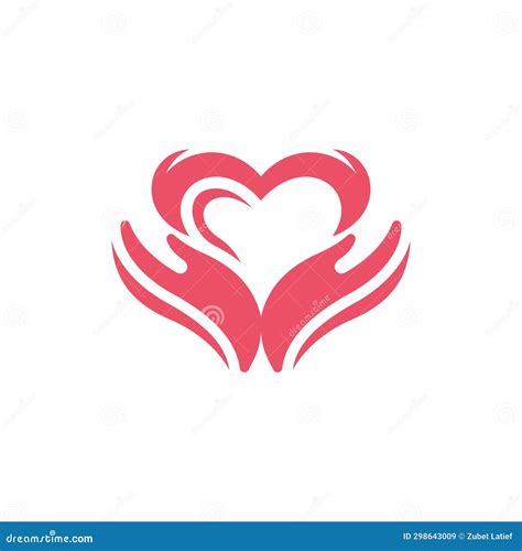 Love Logo Giving Heart Heart In Hand Symbol Sign Icon Logo