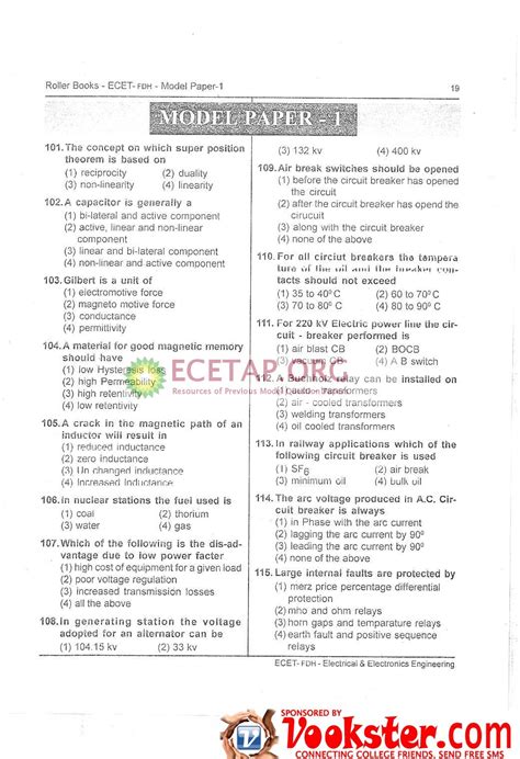 Diploma Eee English Model Question Papers