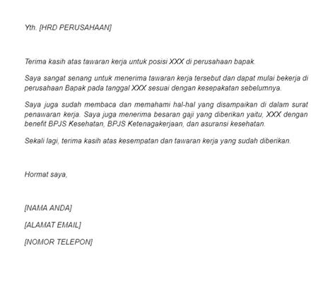 Apa Itu Offering Letter Isi Contoh Dan Cara Membalasnya