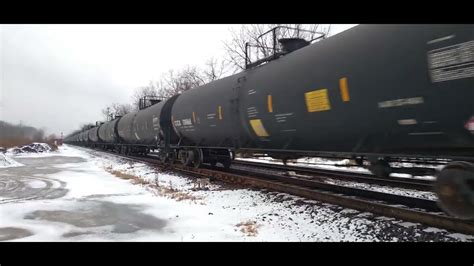 3 10 Csx B713 Bnsf 5891 Bnsf 9241 Eastbound Going Down The Westshore At