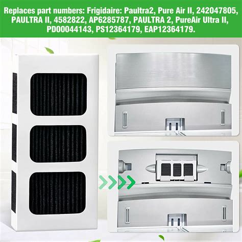 6x Replacement Refrigerator Air Filter For Frigidaire Paultra2 Pureair