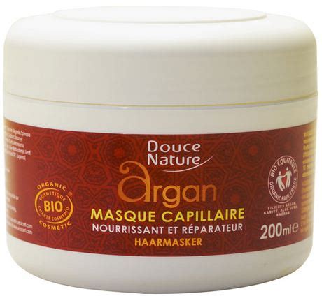 Masque capillaire à l huile d argan du Maroc Bio à la une