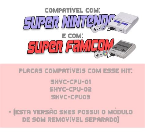 Kit Capacitores Recap Super Nintendo Snes Famicom Shvc Cpu Mercado Livre