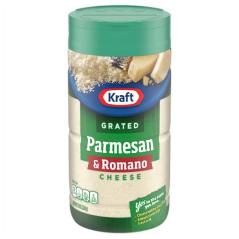 Kraft Parmesan And Romano Grated Cheese 8 Oz Smith’s Food And Drug