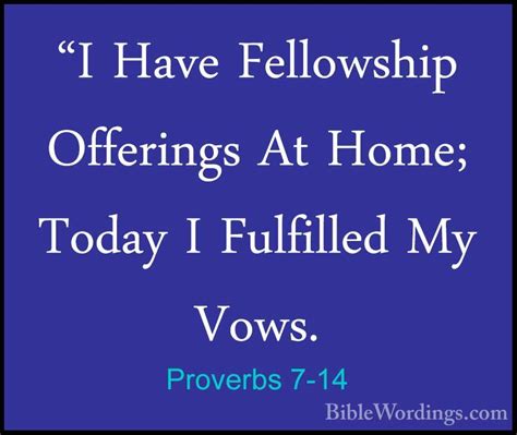 Proverbs 7 - Holy Bible English - BibleWordings.com