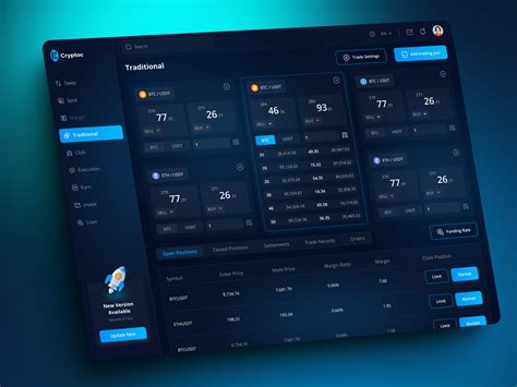 Crypto Assets Management Dashboard Design Images Behance