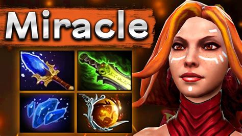 Магическая Лина от Миракла! 2000+ урона с прокаста! - Miracle Lina 7.34 ...