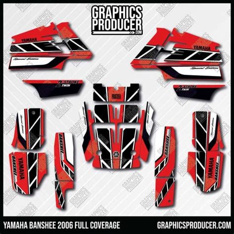 Yamaha Banshee Decals Full Coverage Stickers Graphics Producer