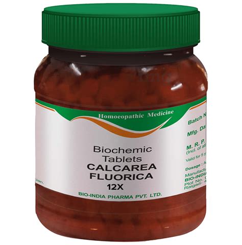 Bio India Calcarea Fluorica Biochemic Tablet X Buy Bottle Of