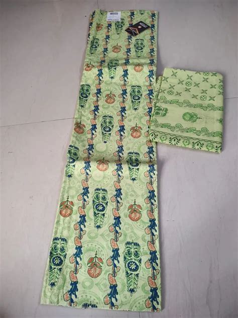 Light Green Printed Cotton Unstitched Suit At Rs 540 Set Unstitched