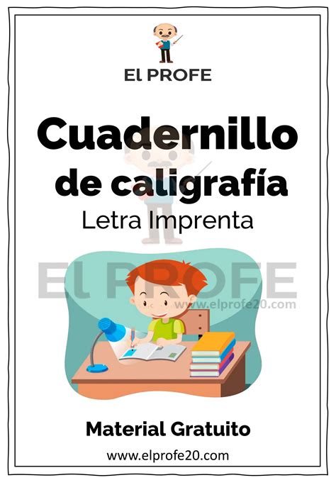 Cuadernillo Caligrafia Letra Imprenta Elprofe Pdf