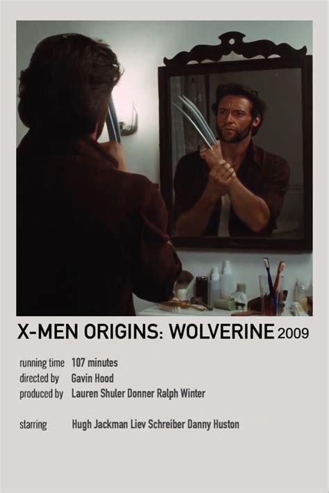 X Men Origins Wolverine Minimalist Poster Film Posters Minimalist