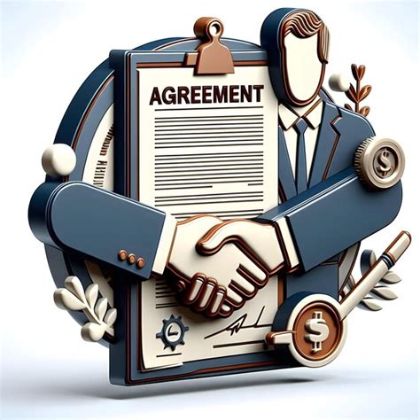vector illustration  handshake  contract  agreement concept