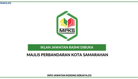 Majlis Perbandaran Kota Samarahan Kerja Kosong Kerajaan