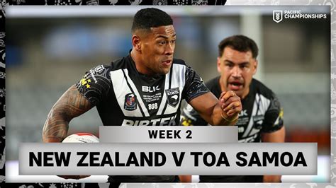 New Zealand Kiwis V Toa Samoa Pacific Championships Week