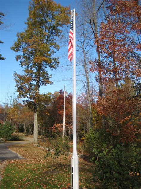 Handmade Wooden Flag Poles Shaw And Tenney