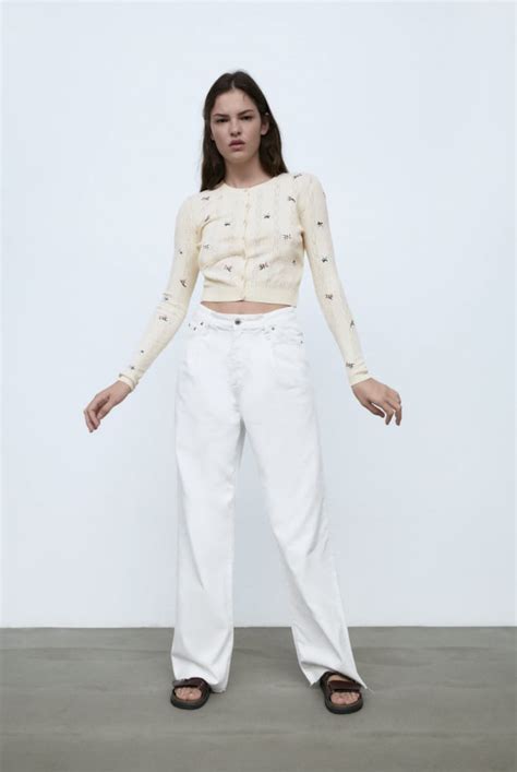 Zara Embroidered Knit Cardigan Sweater Trends For Fall 2020 Popsugar Fashion Photo 14