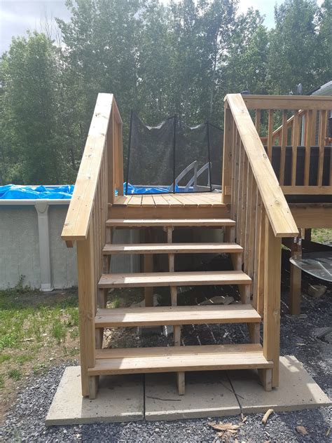 How To Build Deck Railings And Deck Stairs The Vanderveen House